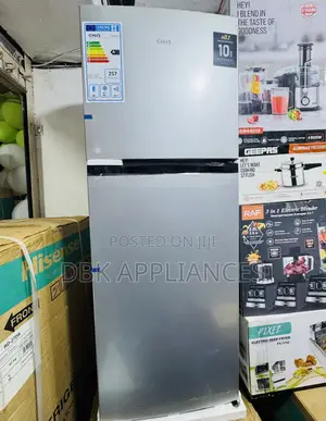 Chiq 160l Double Door Fridge