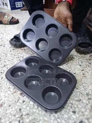 6 Pack Non-Stick Muffin Pans
