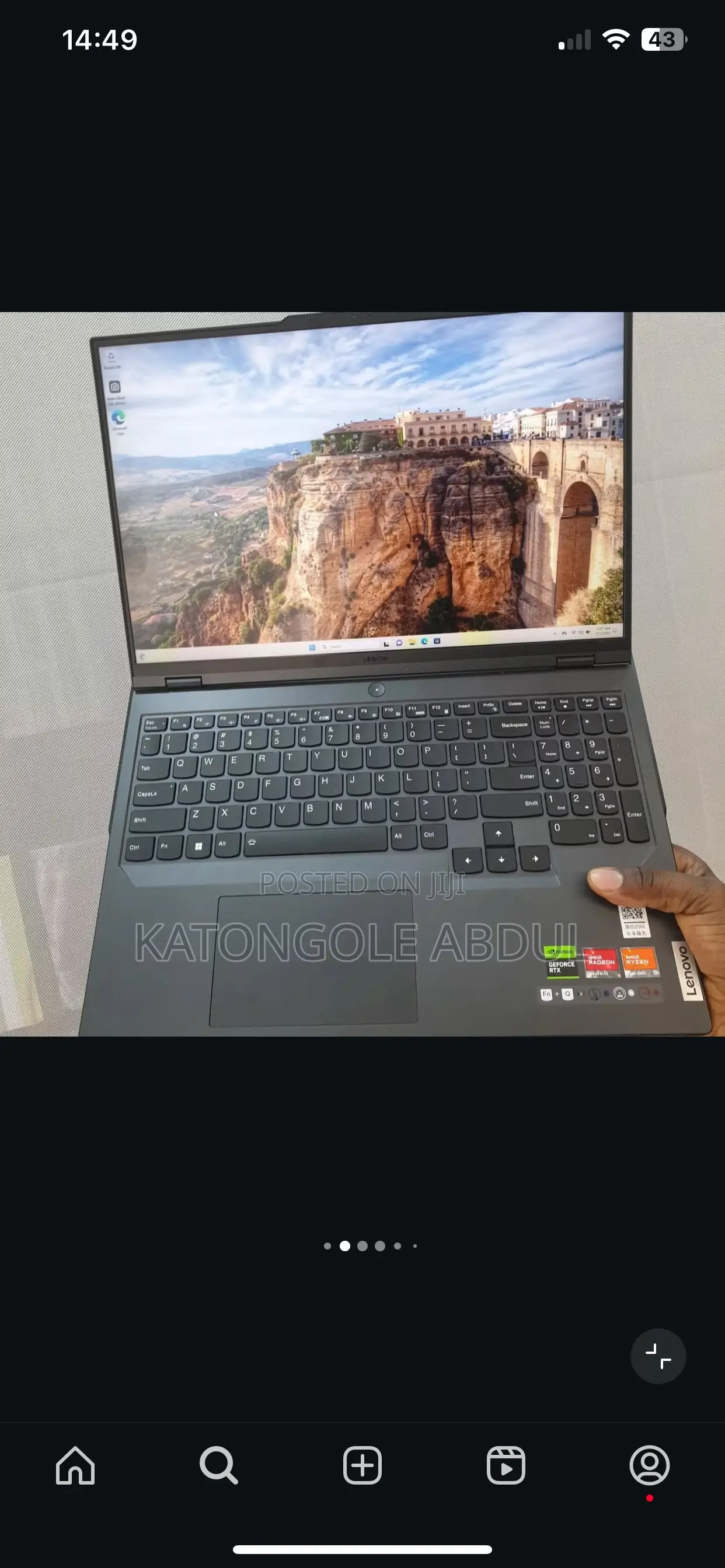 New Laptop Lenovo 16GB AMD Ryzen 9 SSD 1T