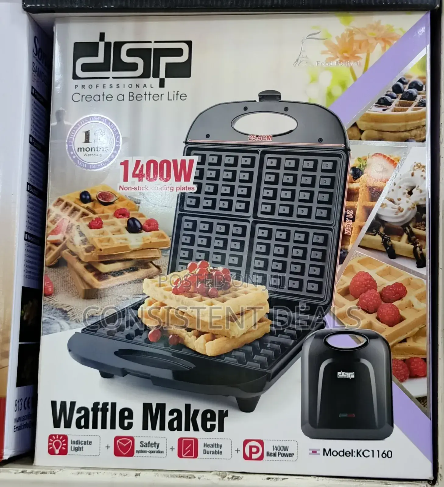 DSP Electric Waffle Maker