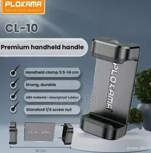 Plokama Cl-10 Double Pull Phone Clip for Tripods