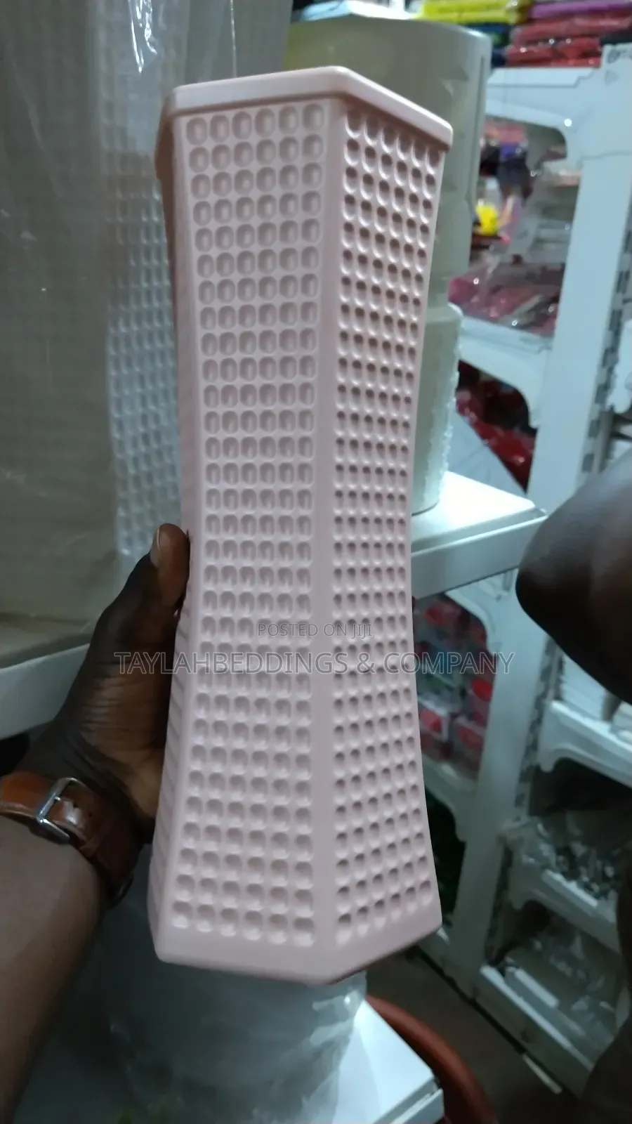 Flower Vase Minimalist Easy to Use Ideal Modern Plastic Simple Desktop