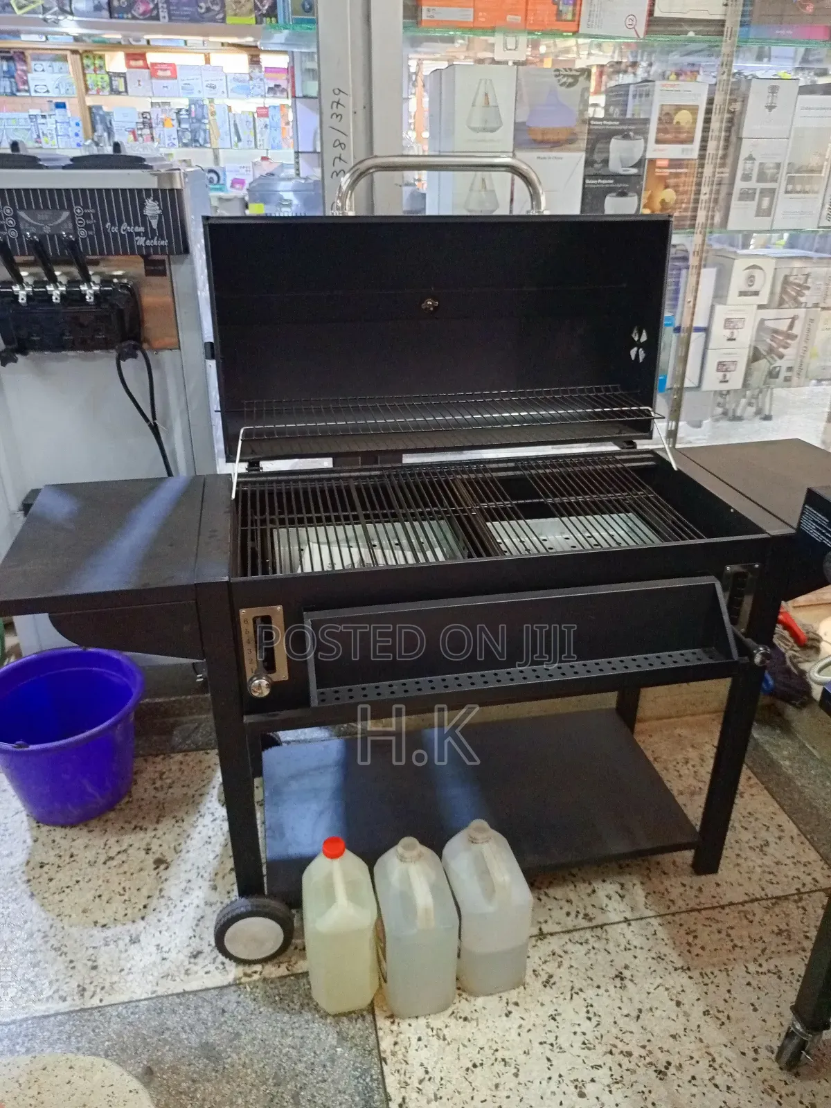 Charcoal BBQ Grill.