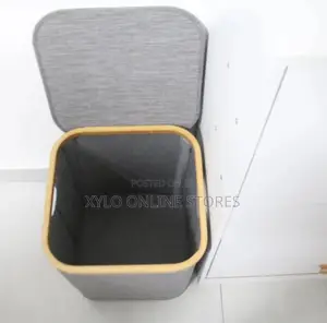 Foldable Laundry Basket/Bin Grey Color