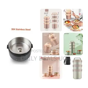 Stackable Stainless Steel Thermal Compartment Lunch Box