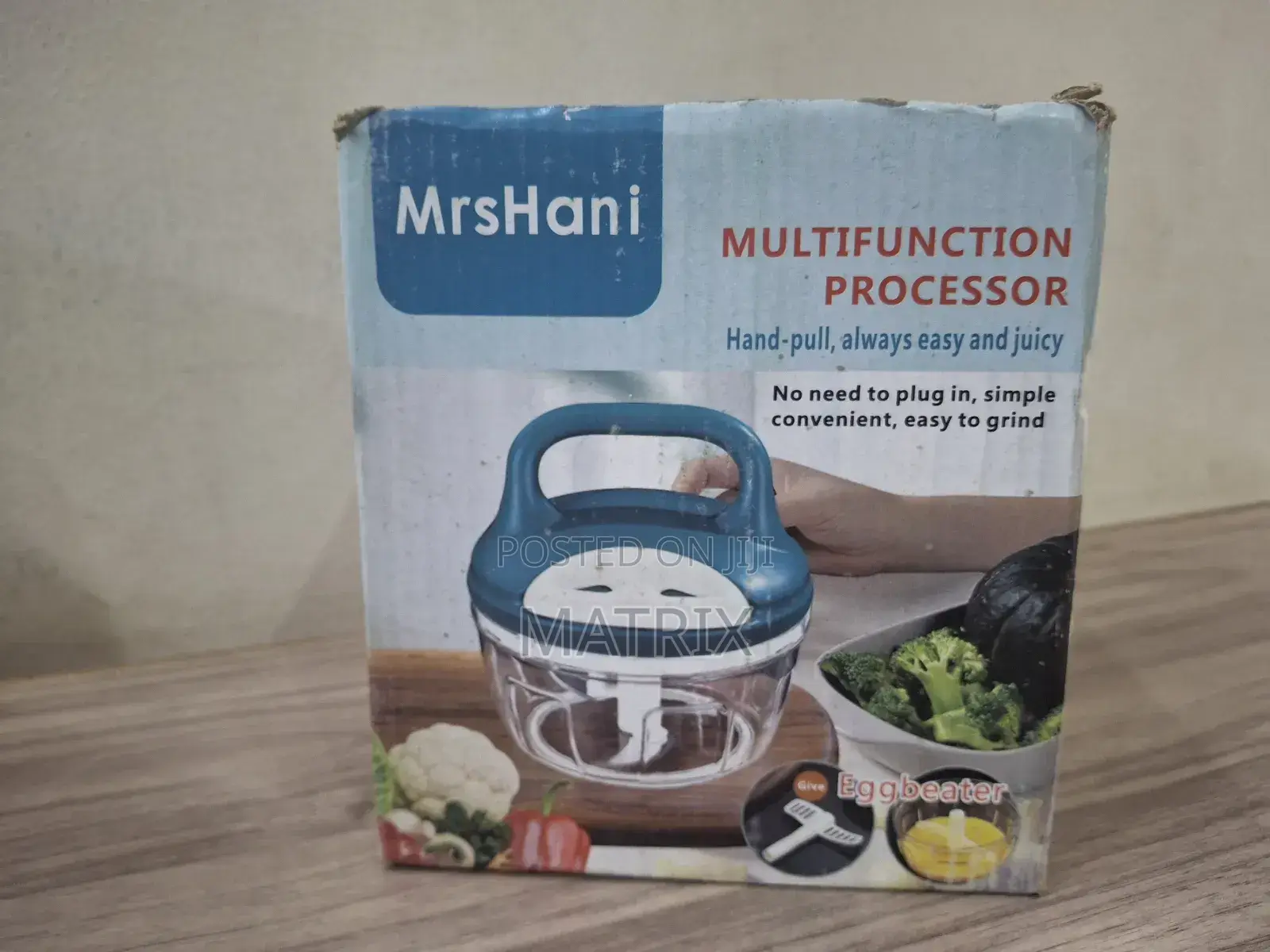 Manual Vegetable Cutter Mini Hand Pull Chopper Food Processor