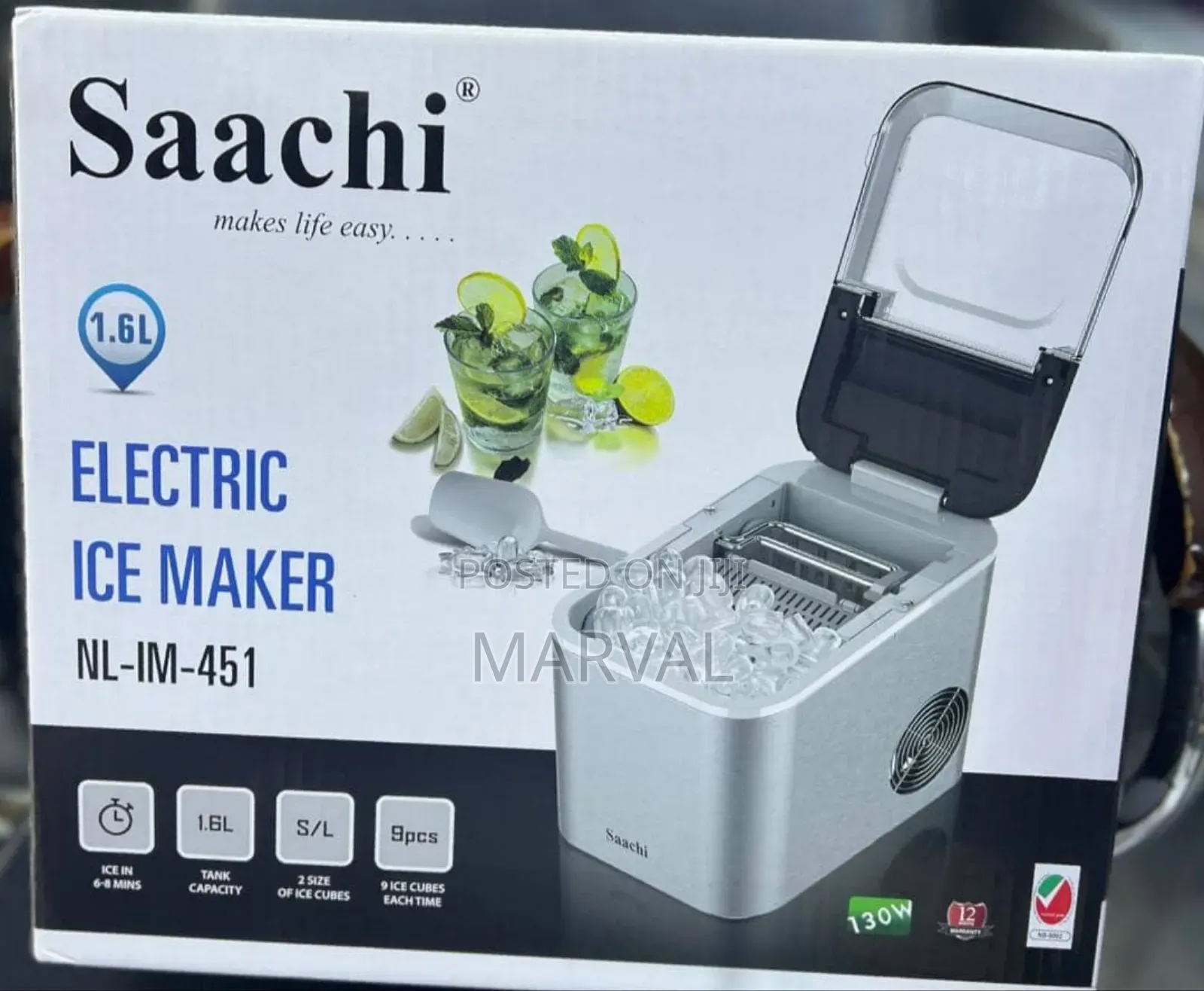 1.6l Saachi Electric Ice Maker, Model Nl-Im-451.