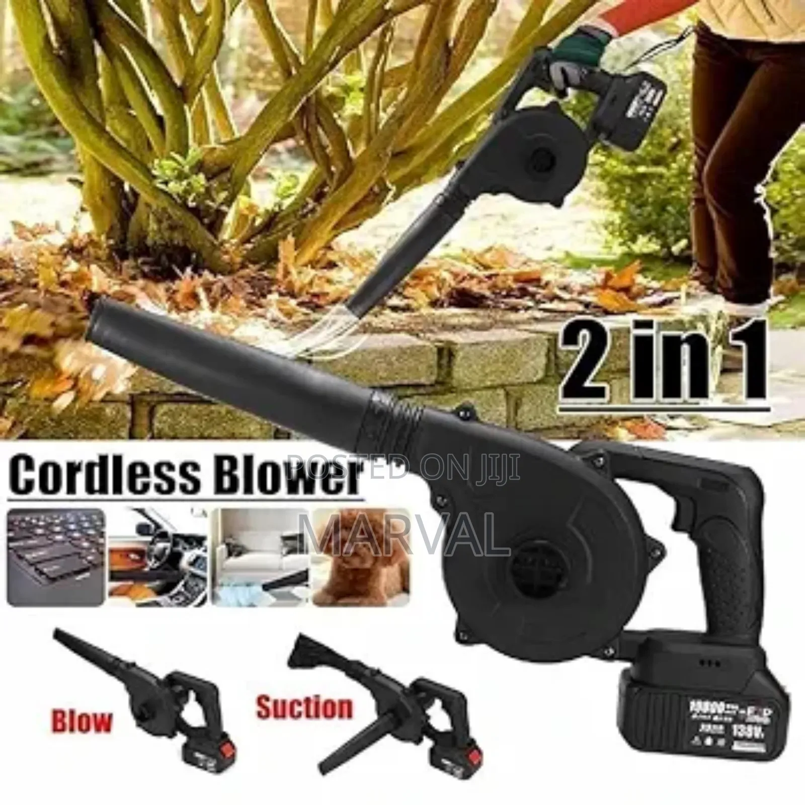 2 In 1 Cordless Blower