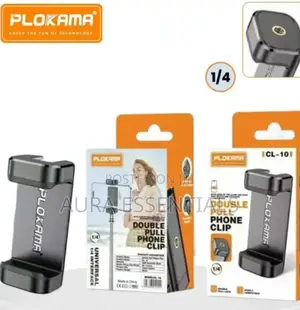Plokama Cl-10 Double Pull Phone Clip For Tripods
