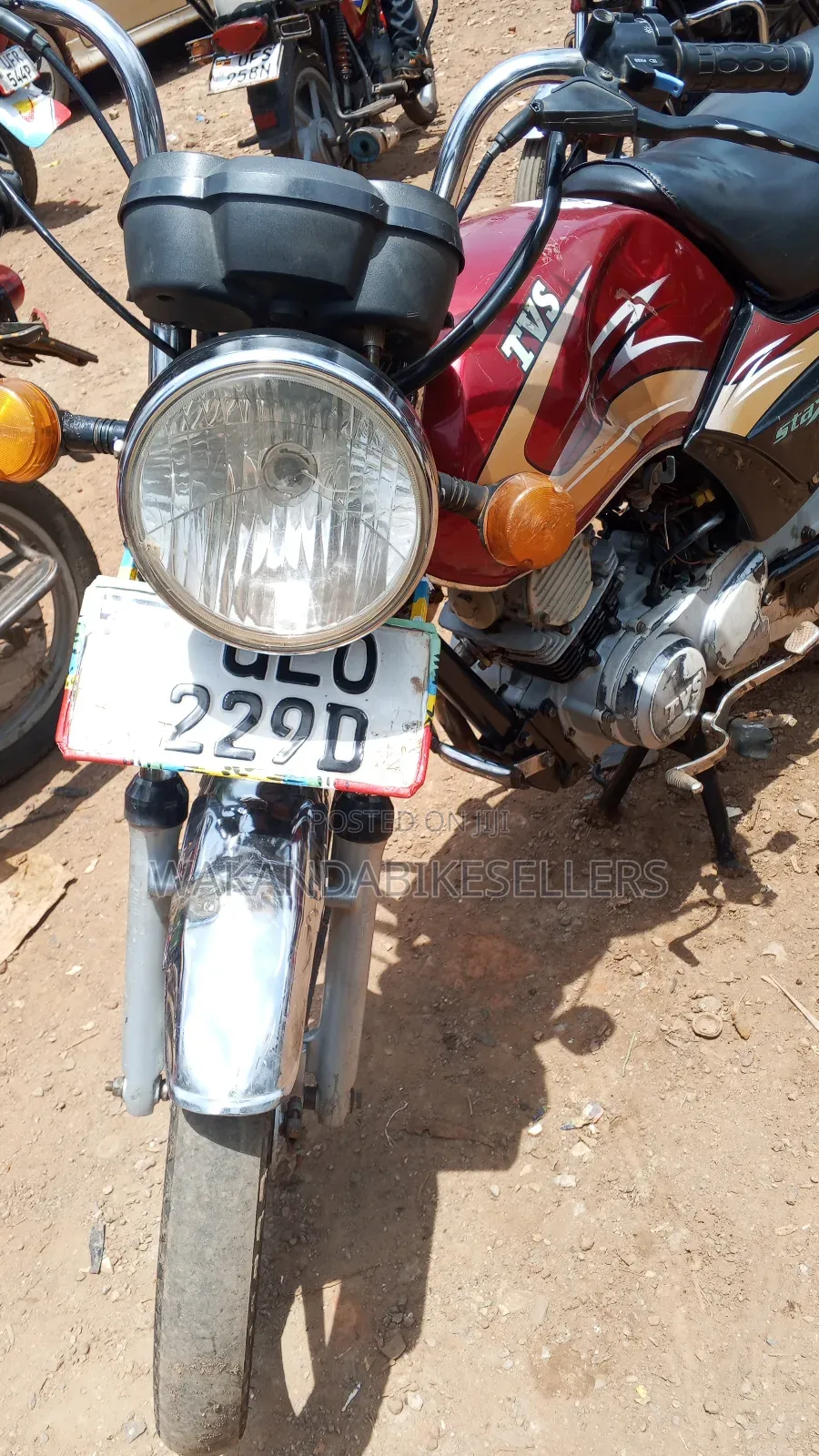 TVS XL 100 2018 Red