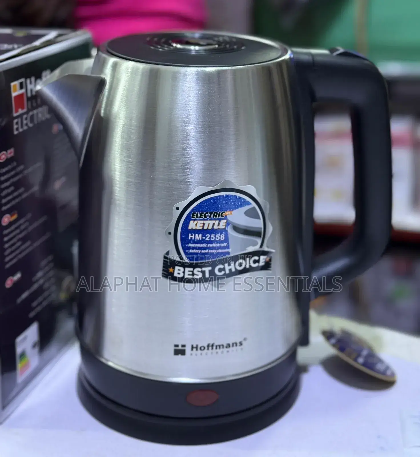 Hoffman 2558 Metallic 
Water Kettle