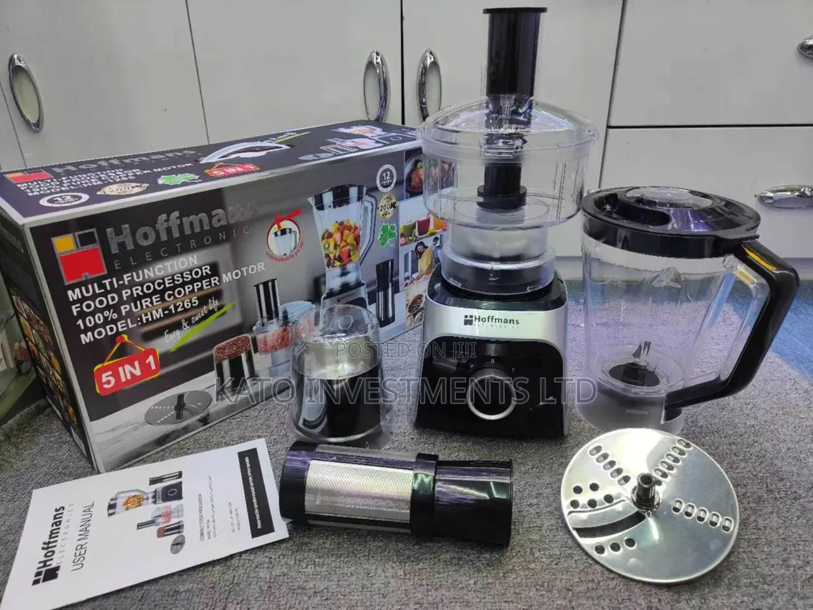 Electric Hoffmans 5 in 1 Multipurpose Blender 1.8l Home Use