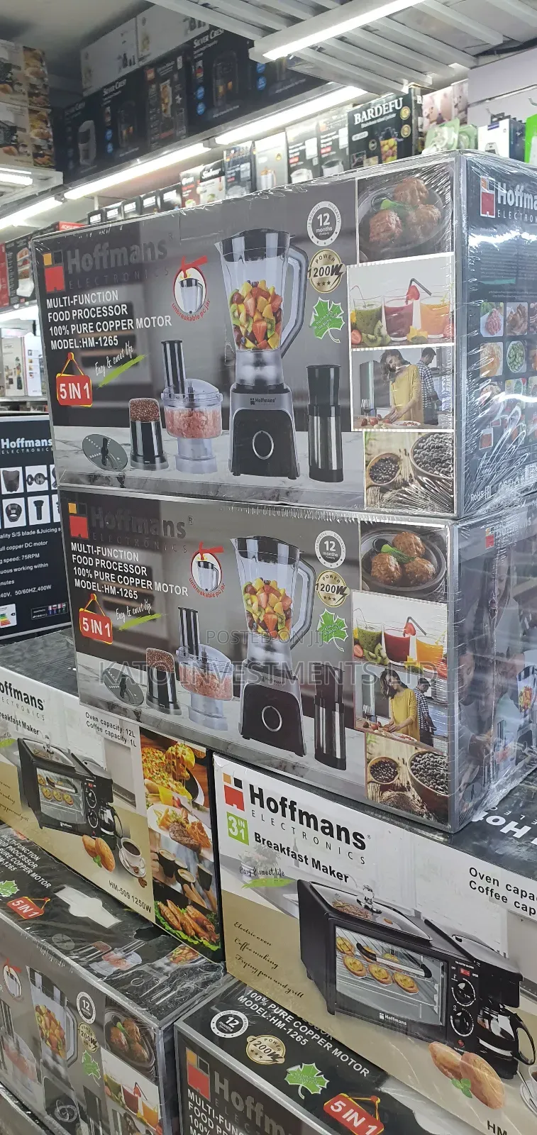 Electric Hoffmans 5 in 1 Multipurpose Blender 1.8l Home Use