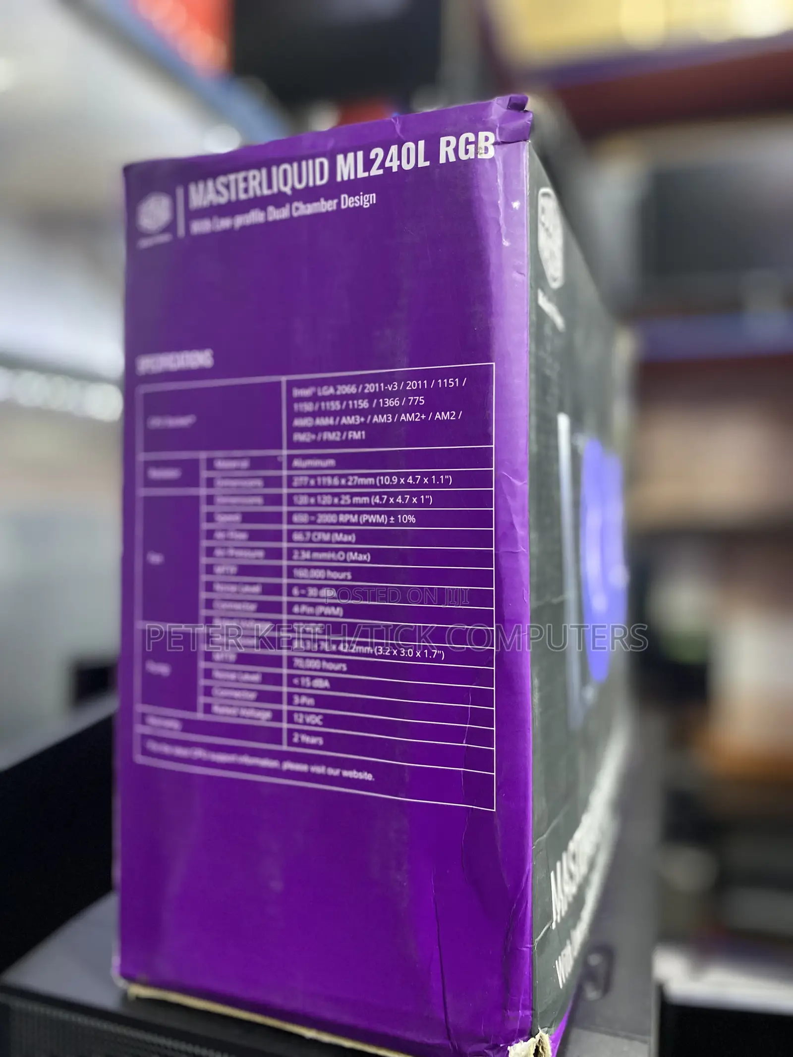 RGB Cooler Master Liquid Cooler for Computer Cpus,Gpus and Other Items