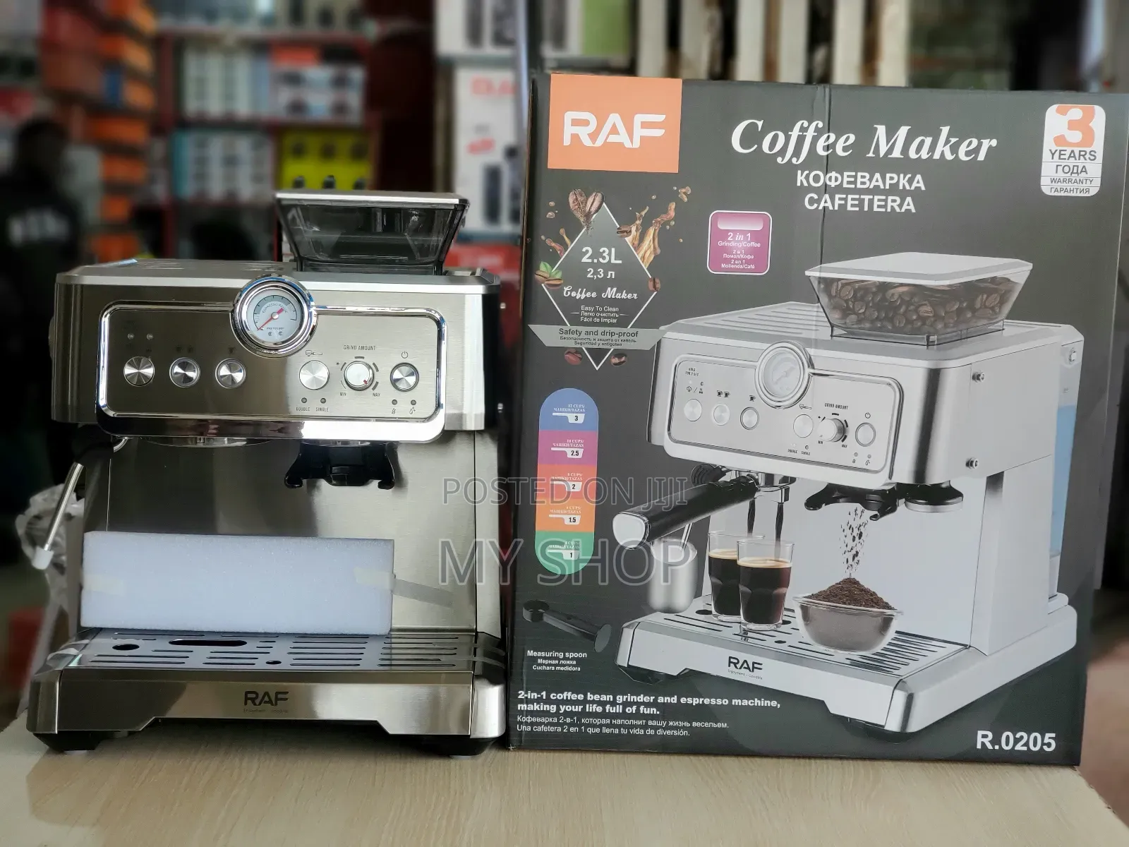 Coffee Machine With Grinder