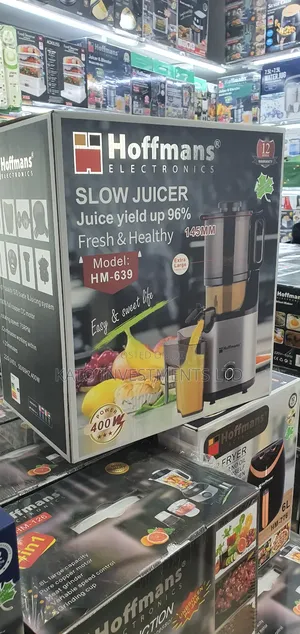 Slow Juicer Hoffmans Hm-639 96% Juice Yield