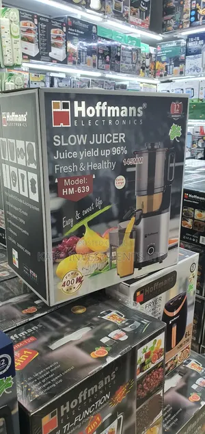 Slow Juicer Hoffmans Hm-639 96% Juice Yield