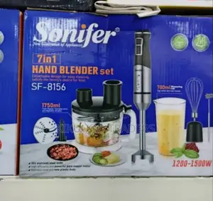 Sonifer Sf-8136 Home 800w 7in1 Egg Whisk Electric Stick Hand Blender