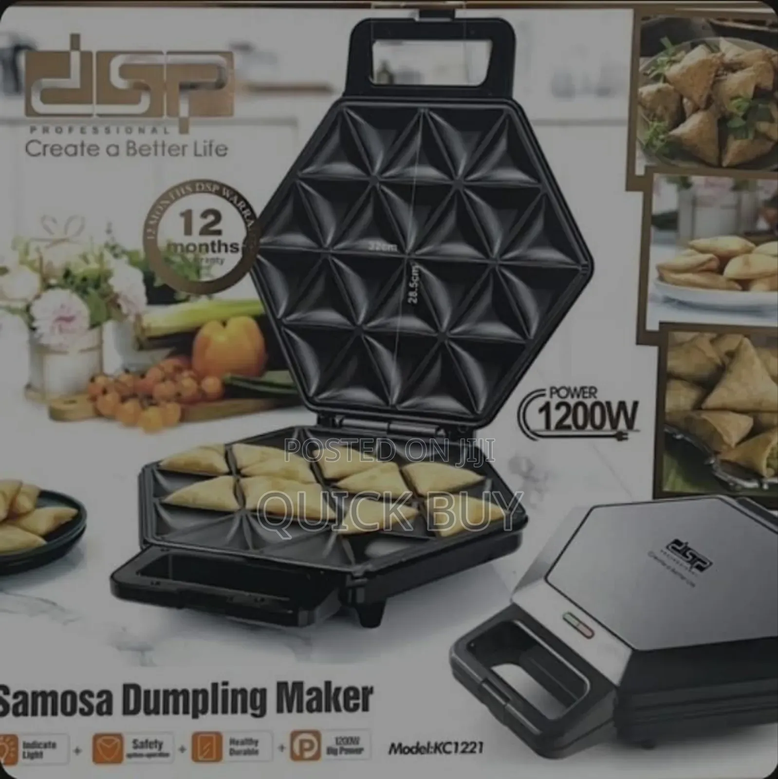DSP Samosa Maker 24 Pieces 1200 Watts Special Samosa Maker