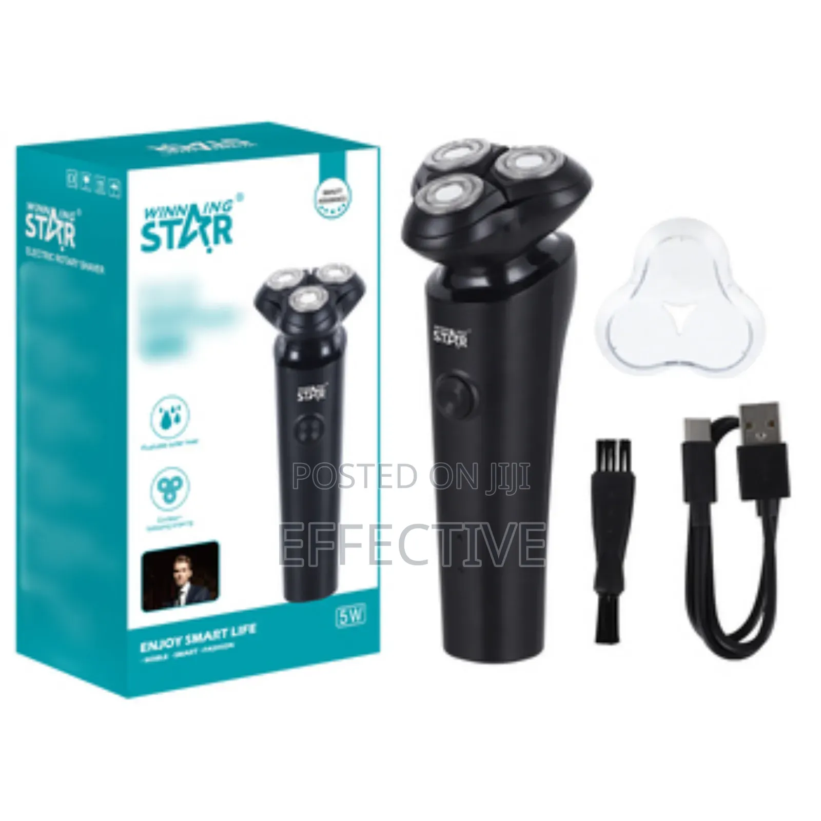 Winning Star Powerful 3-Blade Electric Shaver