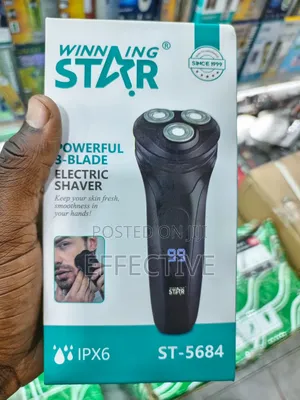 Winning Star Powerful 3-Blade Electric Shaver