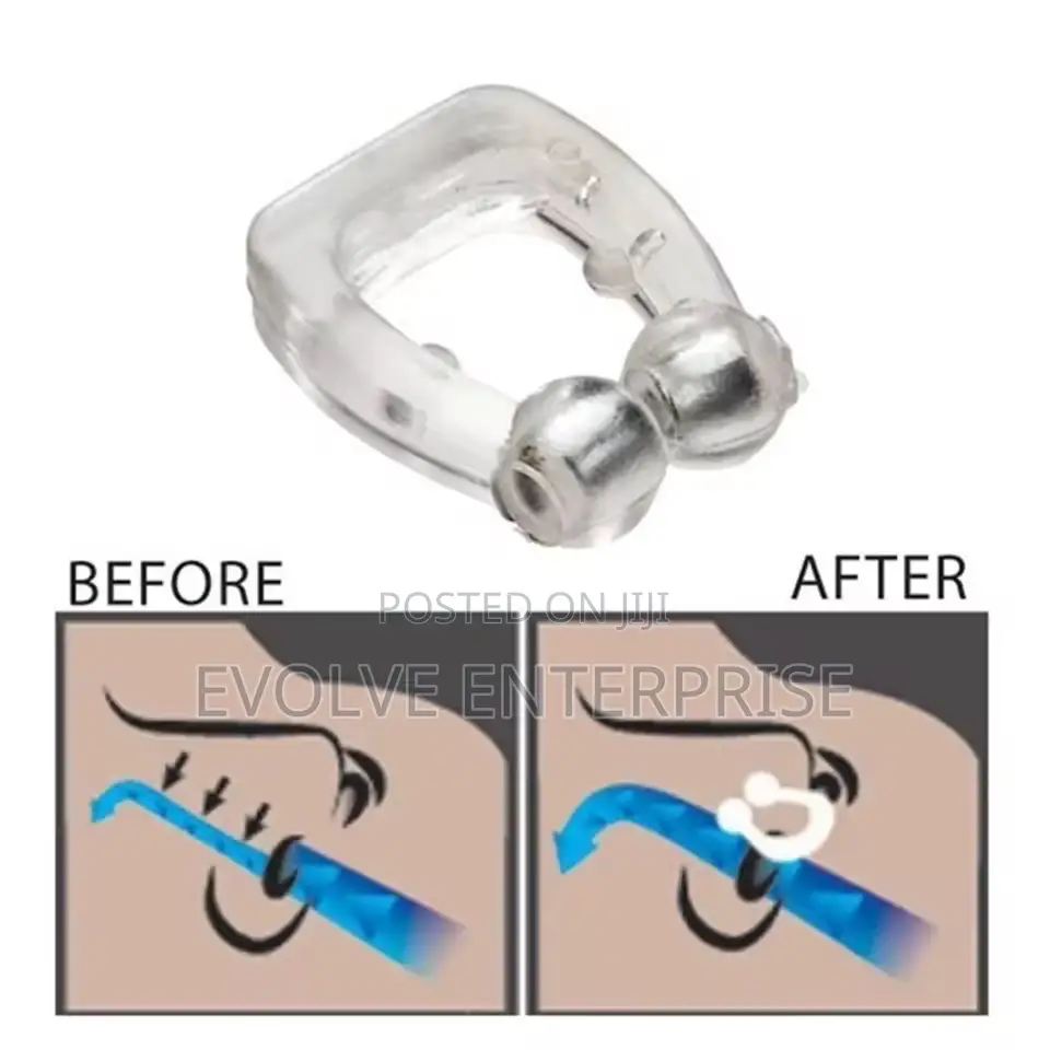 Portable Silicone Magnetic Anti Snore Nose Clip