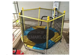 Kids Playing Trampoline