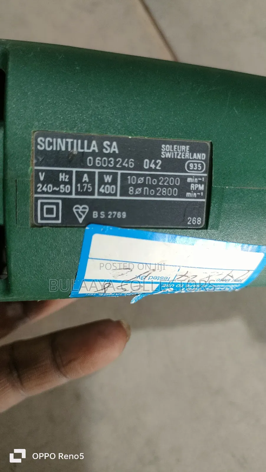 Uk Used Bosch PSB 400-2 Hammer Drill, 400w