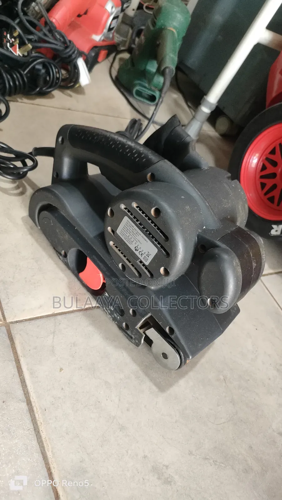 Uk Used Performance Power Fmtc750bs Belt Sander, 750w.
