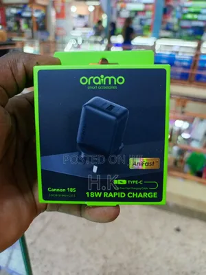 Oraimo Cannon 18s 18w Rapid Charge Wall Charger Kit.
