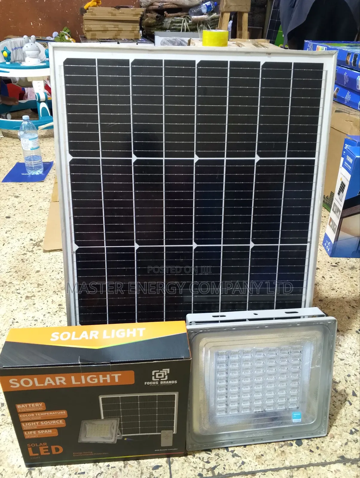 500w Blue Carbon Solar Flood Light HSGFF