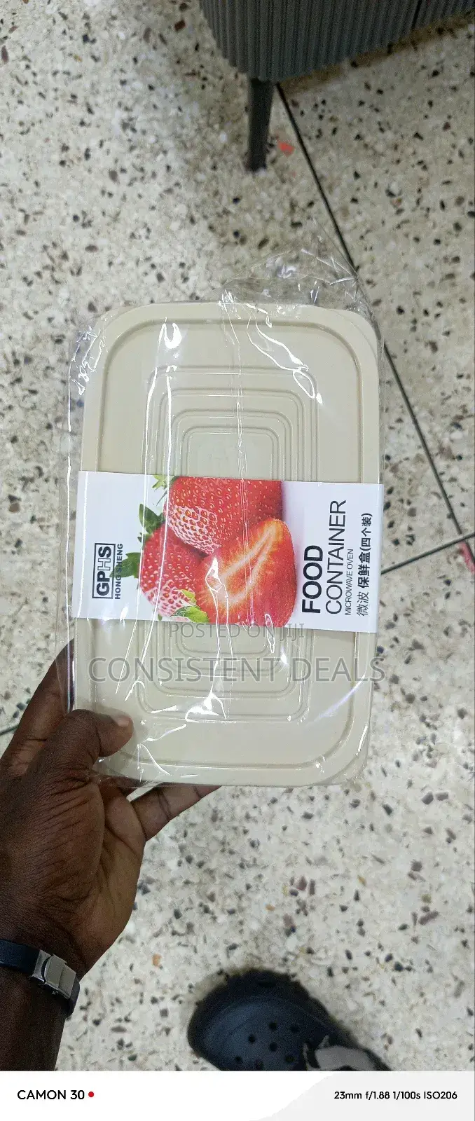 4in1 Plastic Food Containers