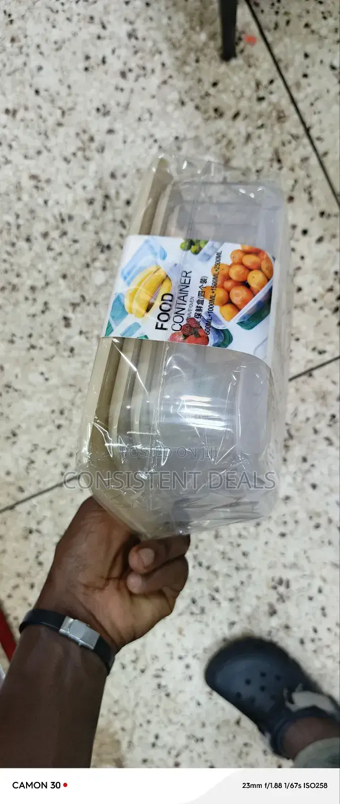 4in1 Plastic Food Containers