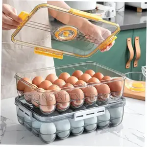 Egg Storage Box Refrigerator Crisper Thickened Food Storage Case