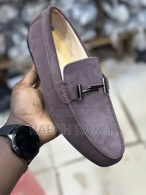 Original Men’S Coffee Brown Clarks Suede Loafers