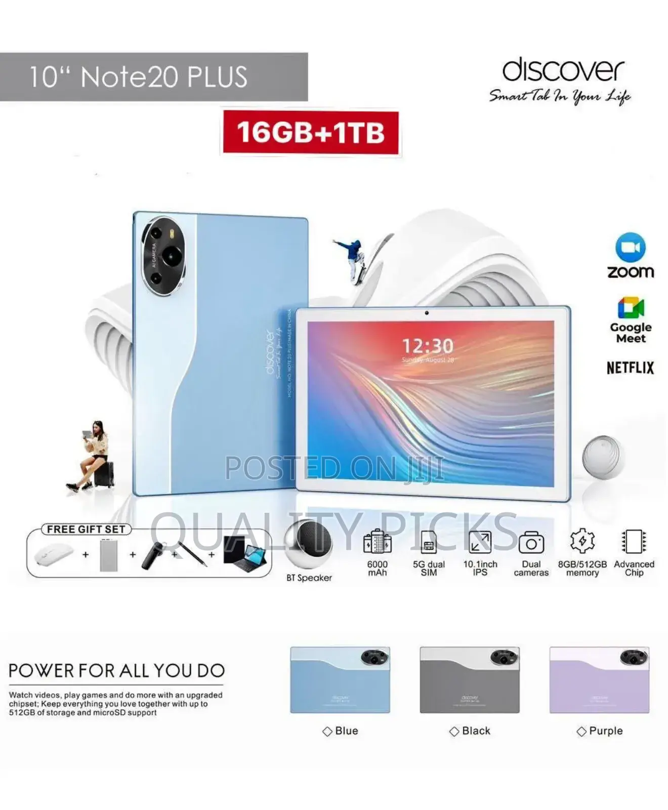 New Discover Note 20 Plus 512 GB White