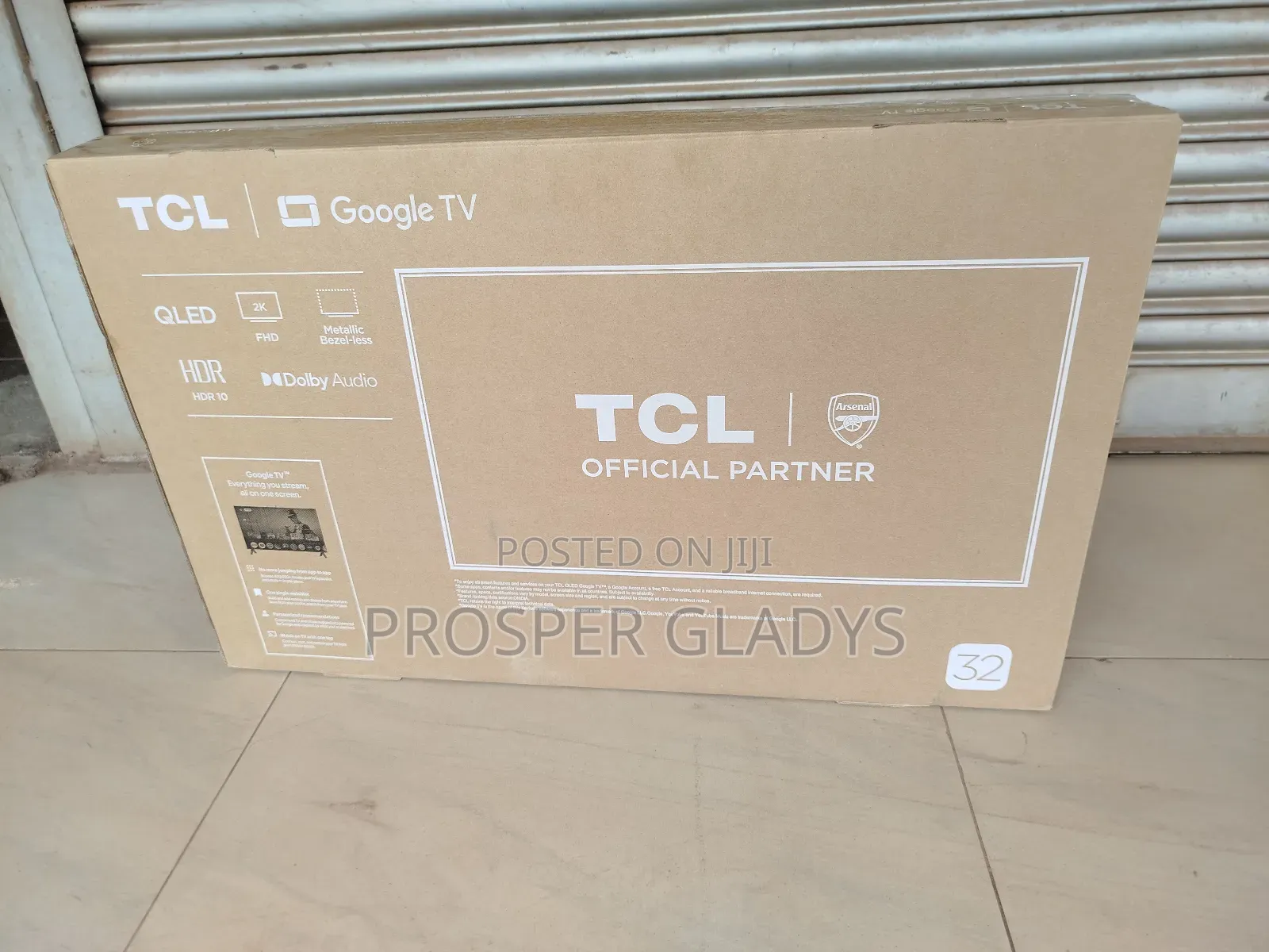 32 Inches Led TCL Smart Android Digital Flat Screen Flameless.