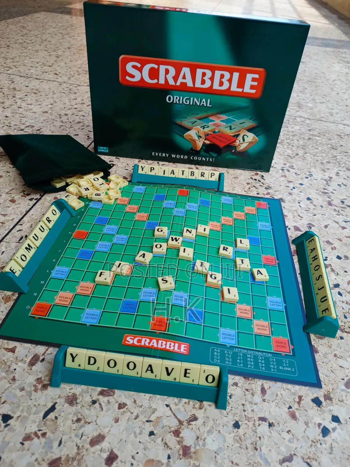 Scrabble Board Game.