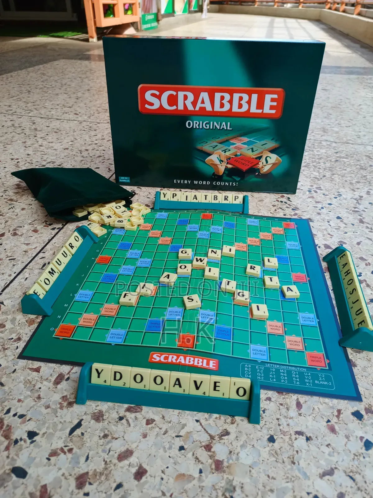 Scrabble Board Game.
