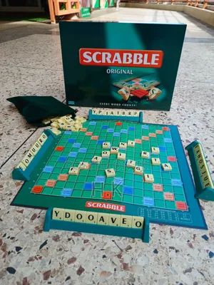 Scrabble Board Game.