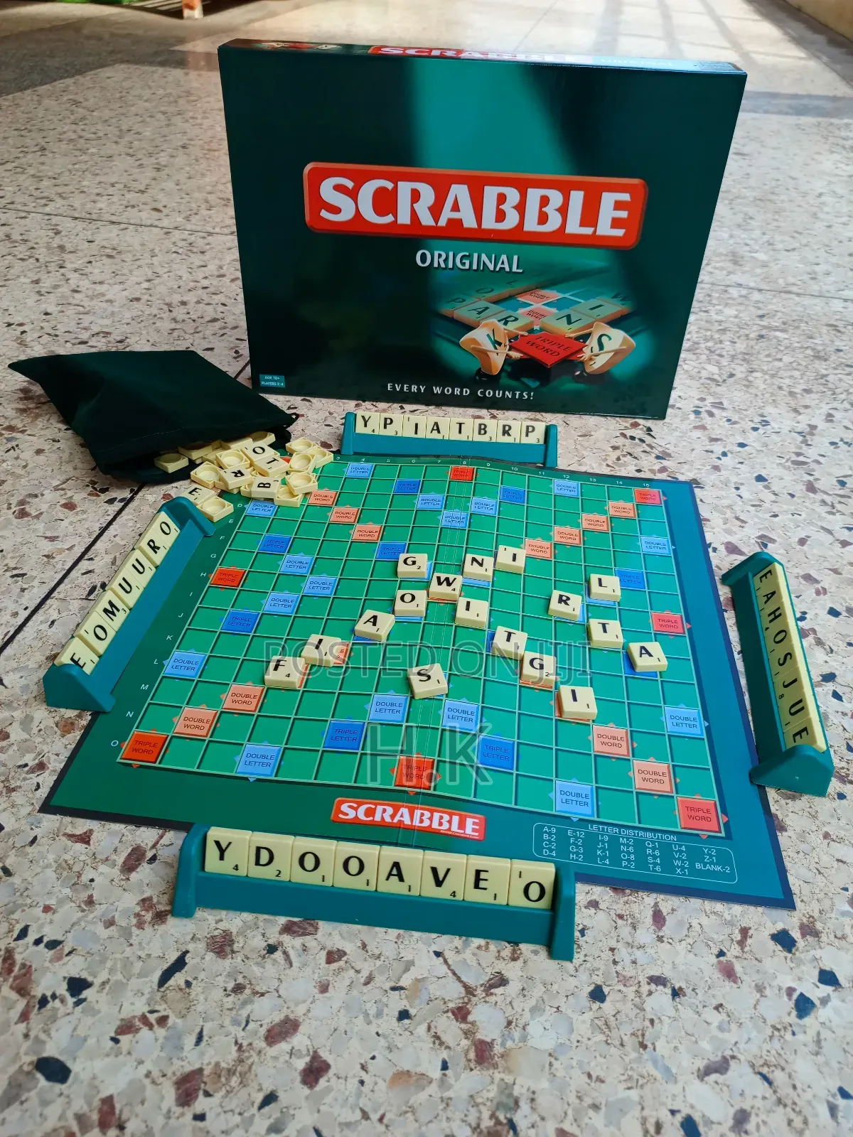Scrabble Board Game.