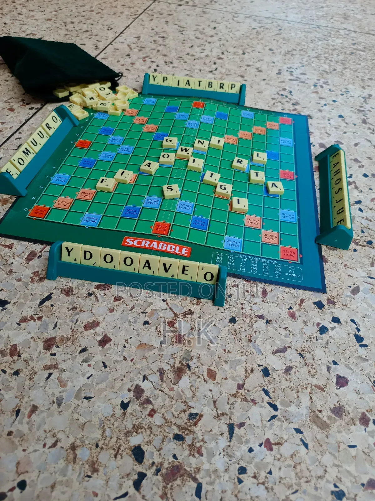 Scrabble Board Game.