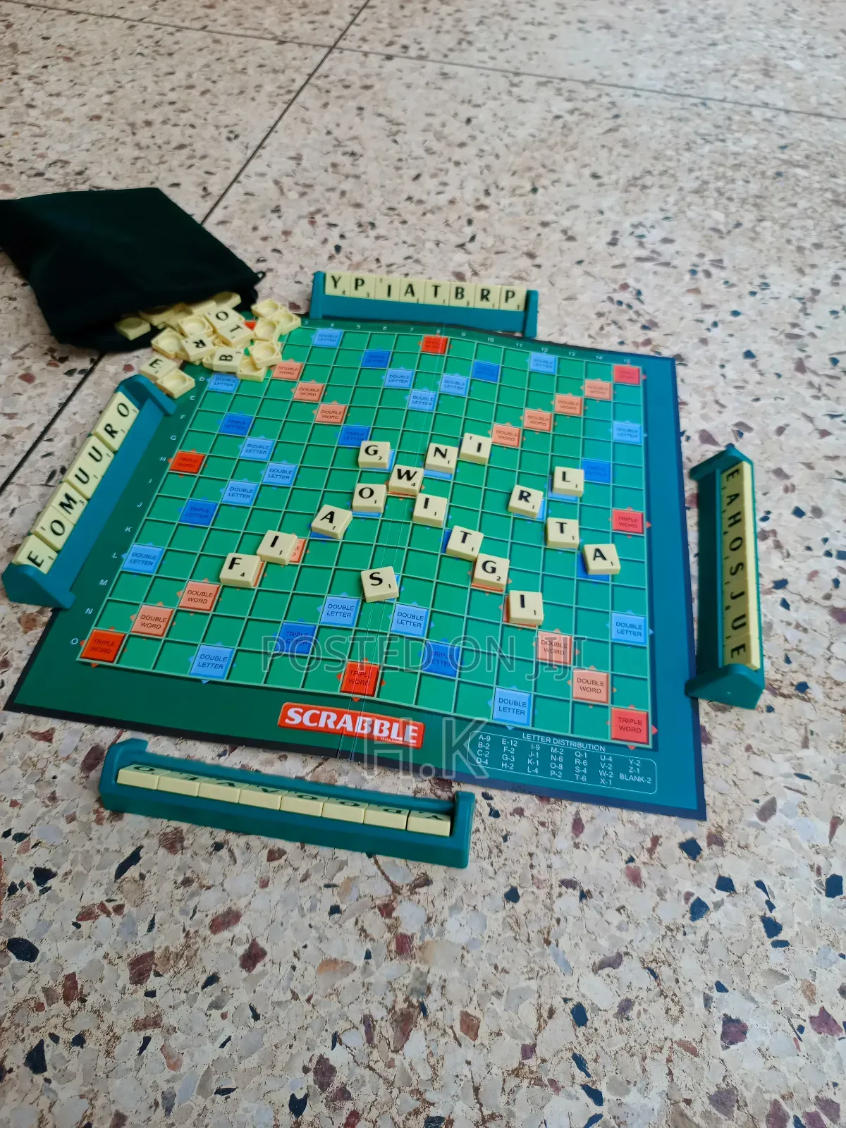 Scrabble Board Game.