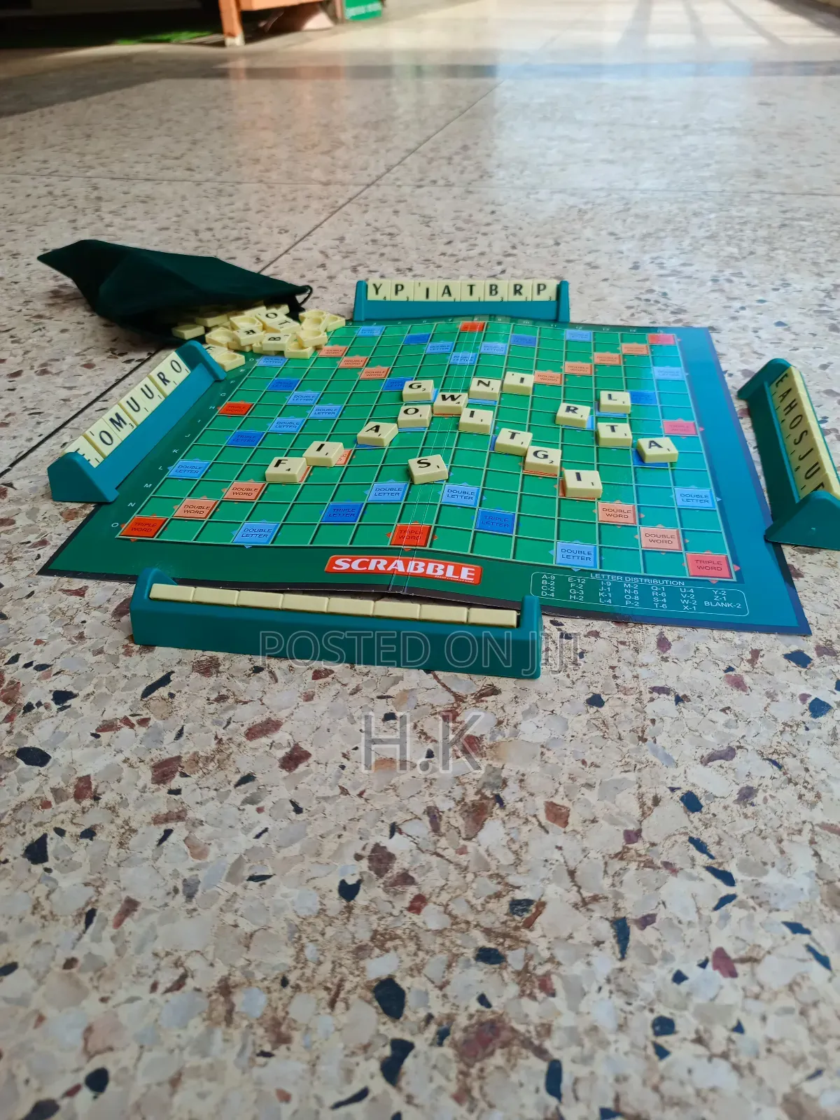 Scrabble Board Game.