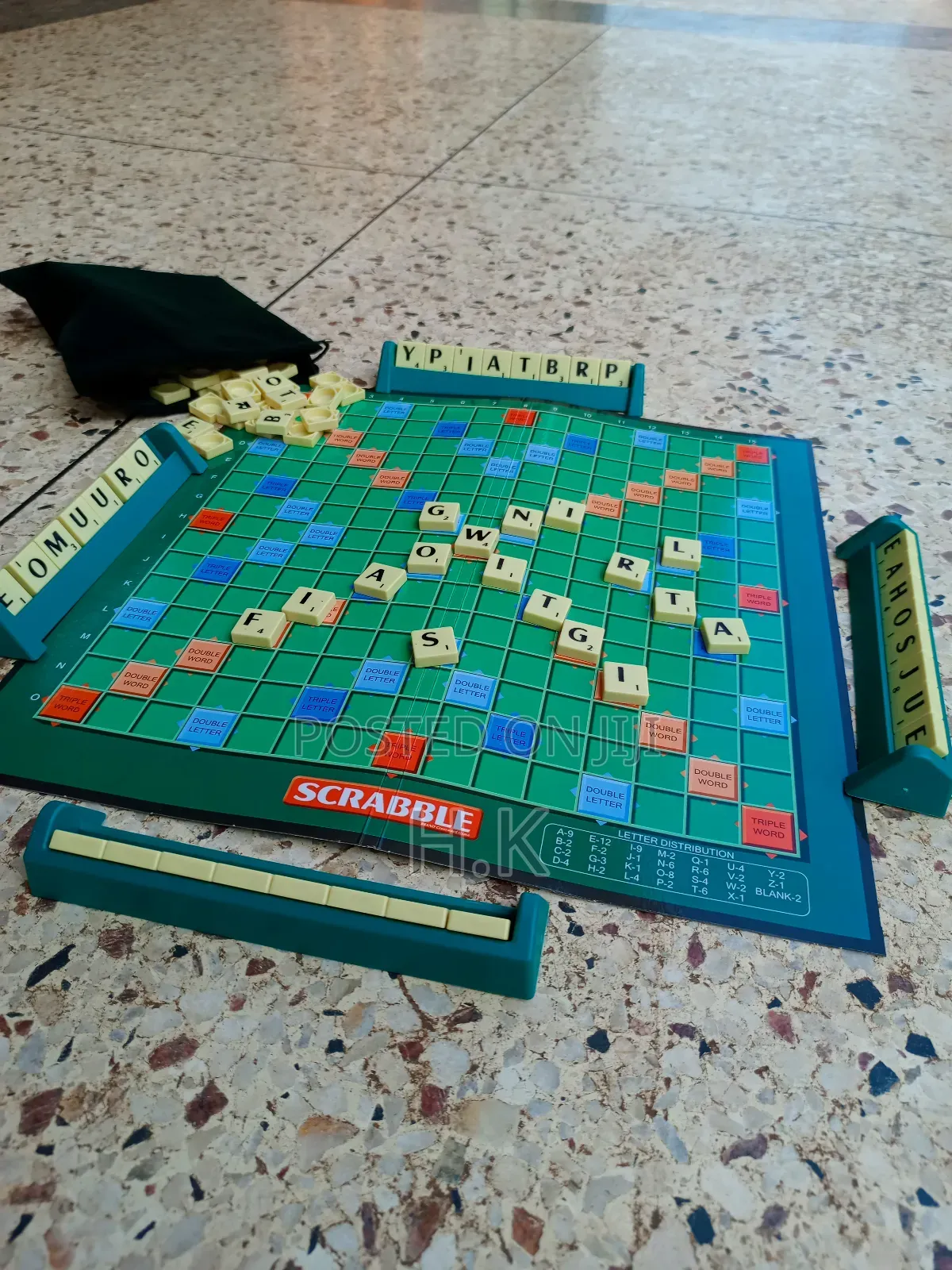 Scrabble Board Game.