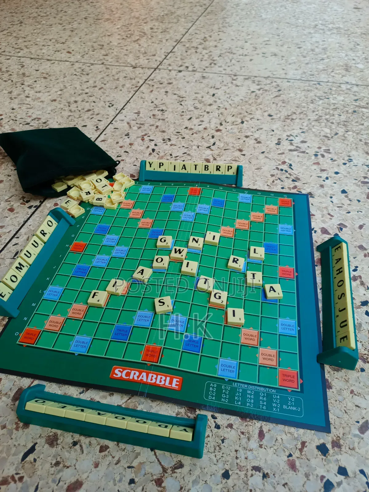 Scrabble Board Game.