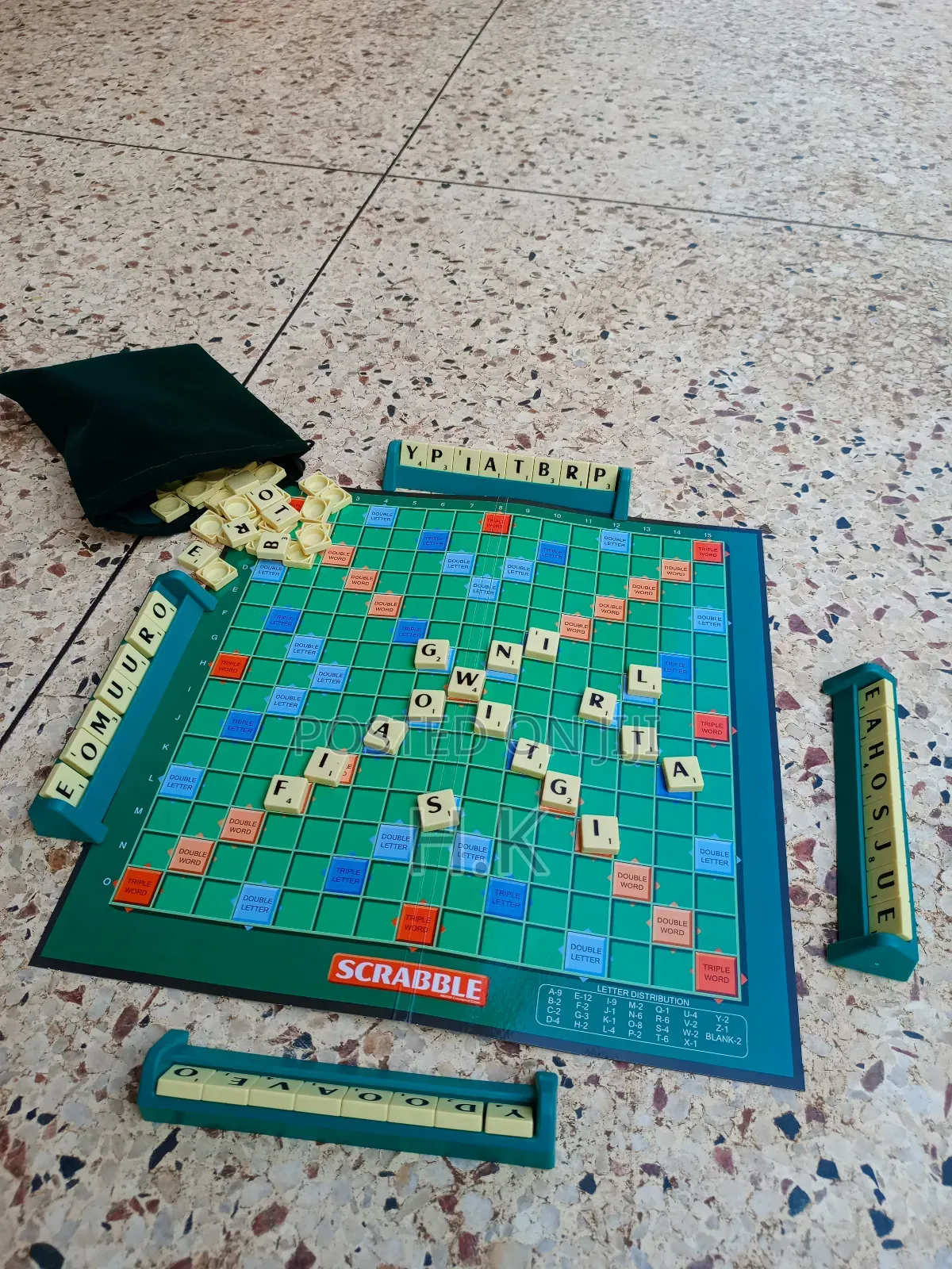 Scrabble Board Game.