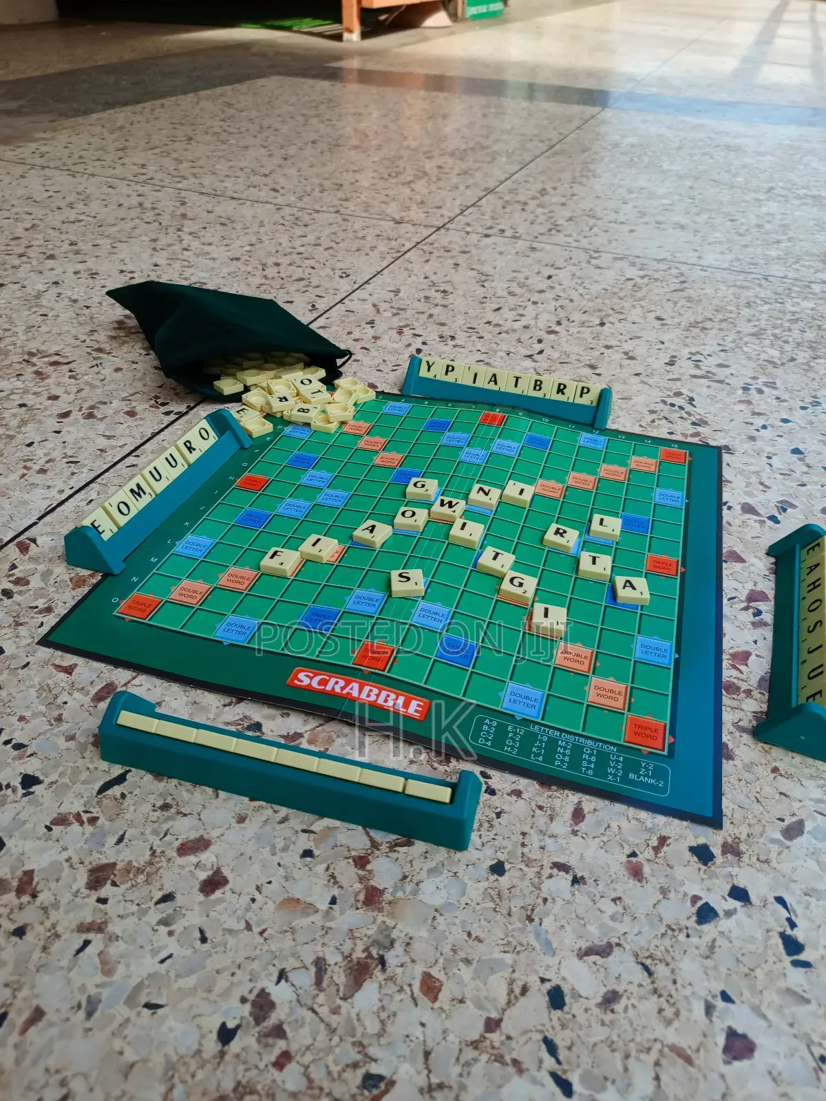 Scrabble Board Game.