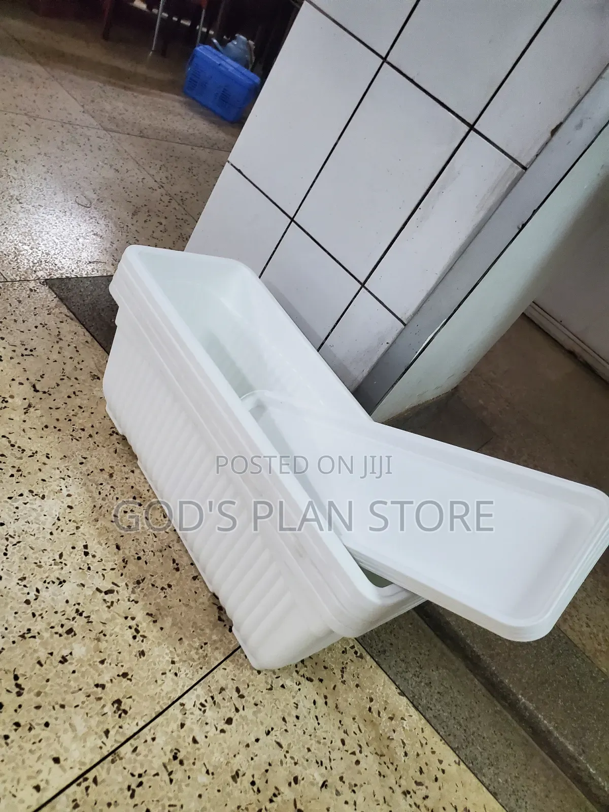 Balcony Rectangular Plastic Flower Pots Extra Large