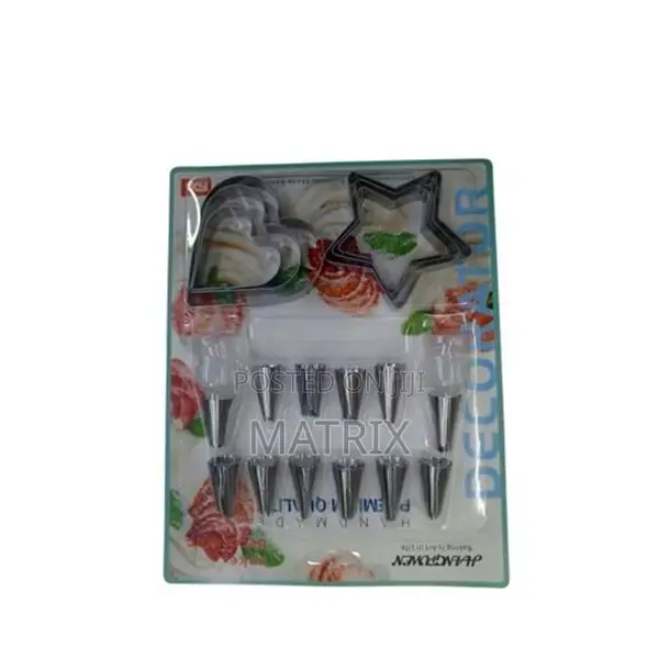 18pcs Set Pastry Icing Piping Nozzles Tips Cake Decoration